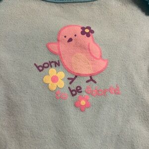 Small Wonders Light Blue Baby‎ Onesie
